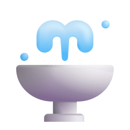 Fountain 3d icon