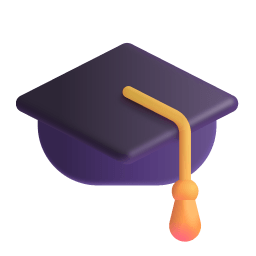 Graduation Cap 3d icon