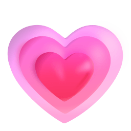 Growing Heart 3d icon