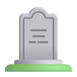 Headstone 3d icon