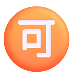 Japanese Acceptable Button 3d icon