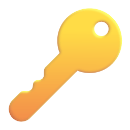 Key 3d icon