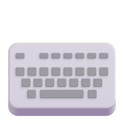 Keyboard 3d icon