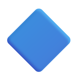 Large Blue Diamond 3d icon