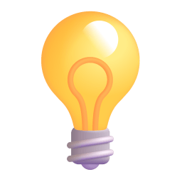 Light Bulb 3d icon