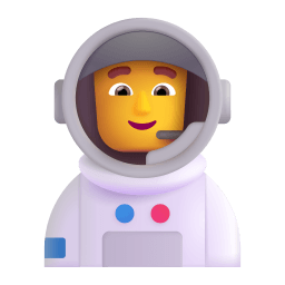 Man Astronaut 3d Default icon