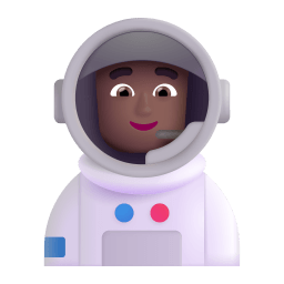 Man Astronaut 3d Medium Dark icon