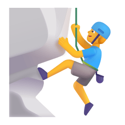 Man Climbing 3d Default icon