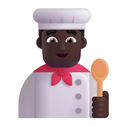 Man Cook 3d Dark icon
