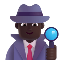 Man Detective 3d Dark icon
