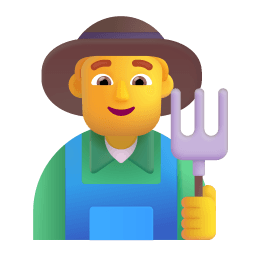 Man Farmer 3d Default icon