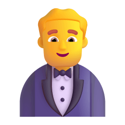 Man In Tuxedo 3d Default icon