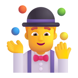 Man Juggling 3d Default icon