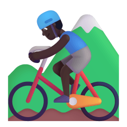 Man Mountain Biking 3d Dark icon