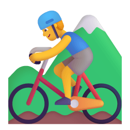 Man Mountain Biking 3d Default icon