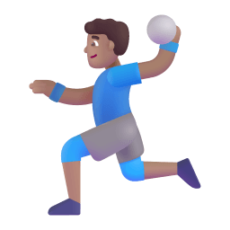 Man Playing Handball 3d Medium icon