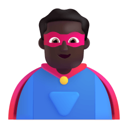 Man Superhero 3d Dark icon