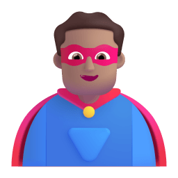 Man Superhero 3d Medium icon
