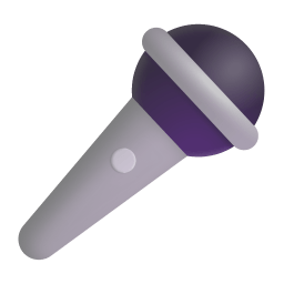 Microphone 3d icon