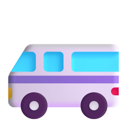 Minibus 3d icon