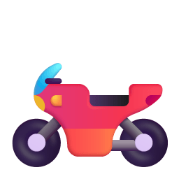 Motorcycle 3d icon