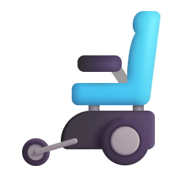 Motorized Wheelchair 3d icon