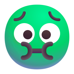 Nauseated Face 3d icon