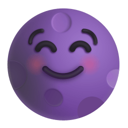 New Moon Face 3d icon