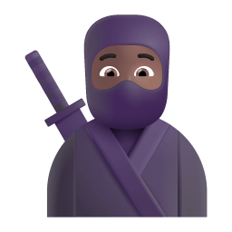Ninja 3d Medium Dark icon