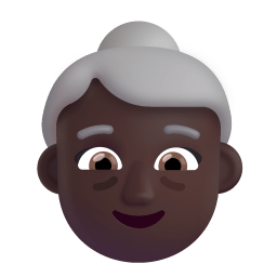 Old Woman 3d Dark icon