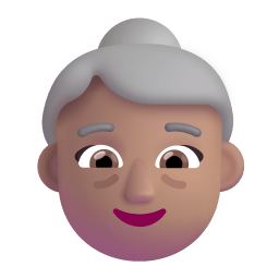 Old Woman 3d Medium icon