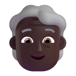 Older Person 3d Dark icon