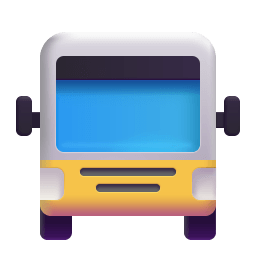 Oncoming Bus 3d icon