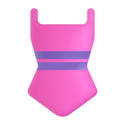 One Piece Swimsuit 3d icon