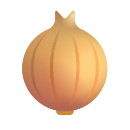 Onion 3d icon
