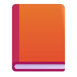 orange book clipart