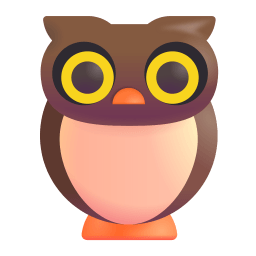 Owl 3d icon