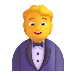 Person In Tuxedo 3d Default icon