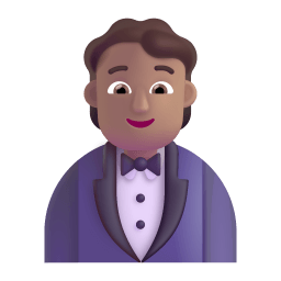 Person In Tuxedo 3d Medium icon
