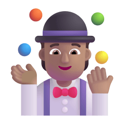 Person Juggling 3d Medium icon