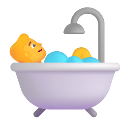 Person Taking Bath 3d Default icon