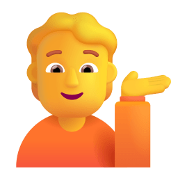 Person Tipping Hand 3d Default icon