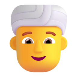 Person Wearing Turban 3d Default icon
