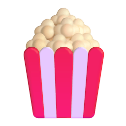 Popcorn 3d icon