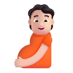 Pregnant Person 3d Light icon