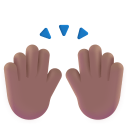 Raising Hands 3d Medium icon