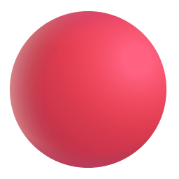 Red Circle 3d icon