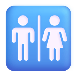 Restroom 3d icon