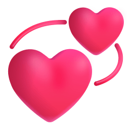 Revolving Hearts 3d icon
