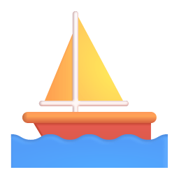 Sailboat 3d icon